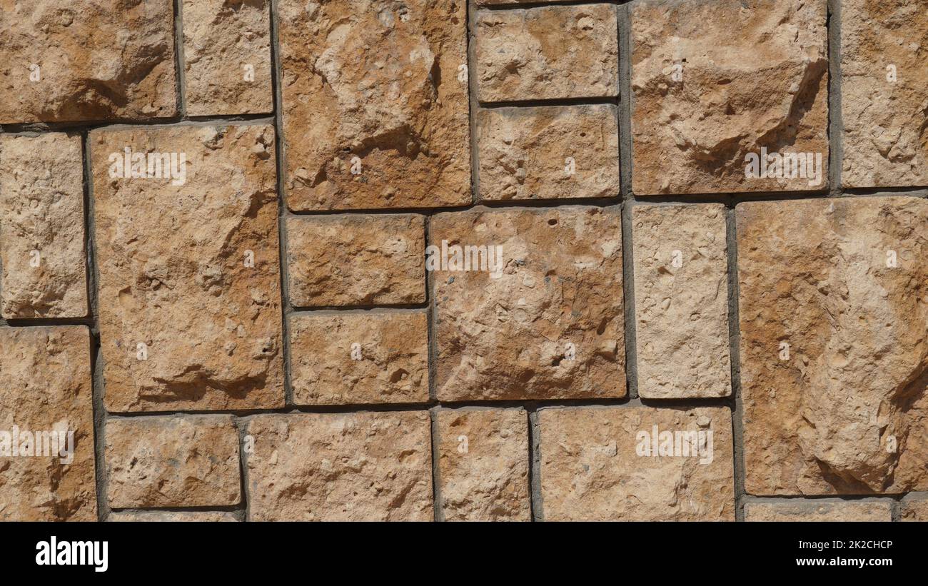 Textur einer Steinwand. Alte Burg Steinwand Hintergrund. Steinwand als Hintergrund oder Textur. Teil einer Steinwand, für Hintergrund oder Textur Stockfoto