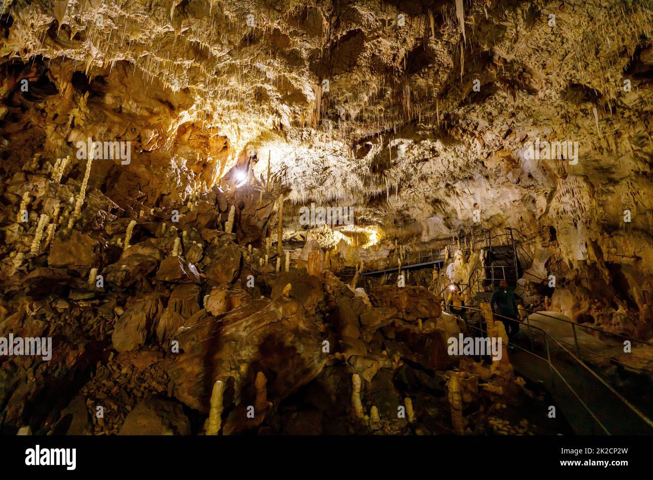 Die Bärenhöhle pestera ursilor bei chiscau in rumänien Stockfoto