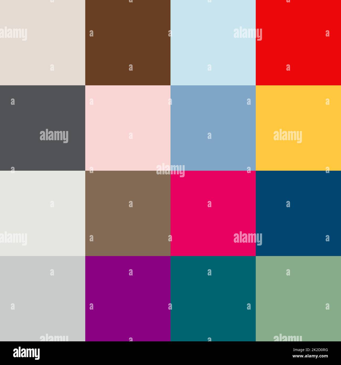 Muster Rechtecke nahtlos. Hintergrund für Grafik-Design, Stoff, Textil, Mode. Farbtrend 2022 für Designer. Stockfoto
