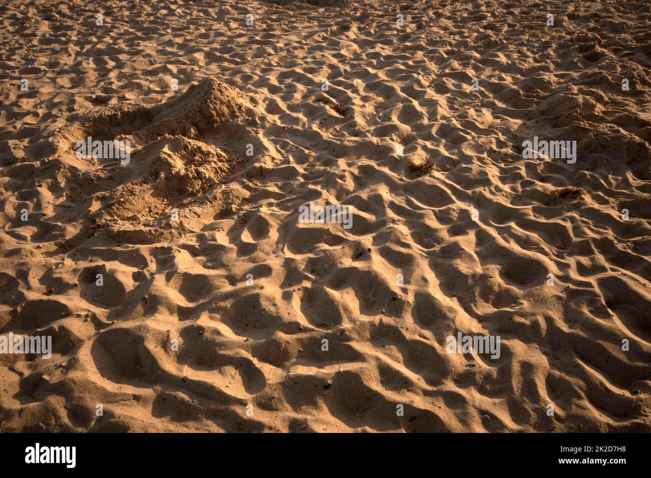 Sand und Sehen in wustrow - ostsee in deutschland Stockfoto