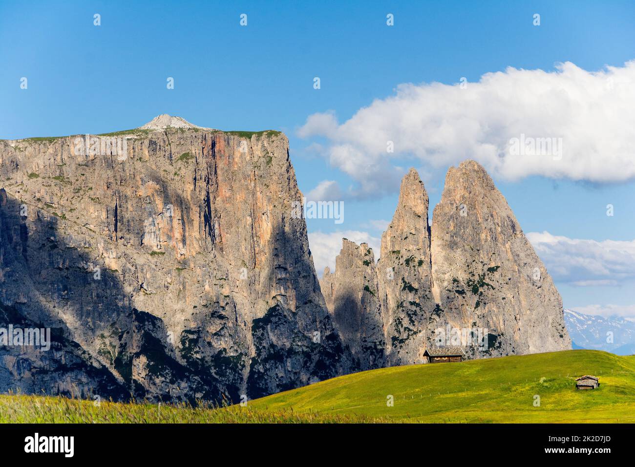 Das schlern - in südtirol - italien Stockfoto