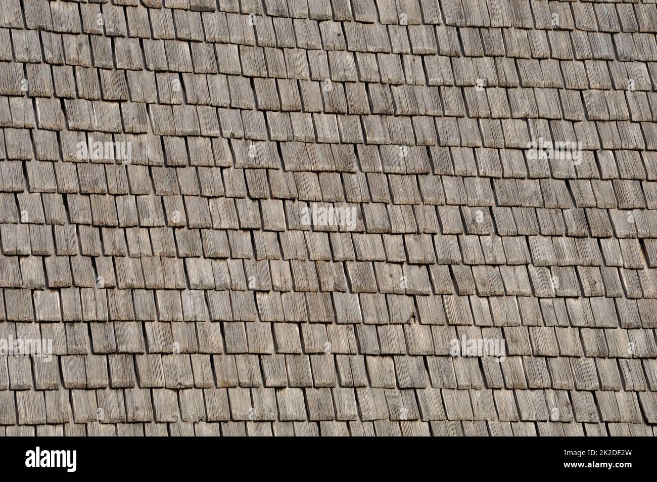 Mont Saint michel architektonisches Holzdach Stockfoto