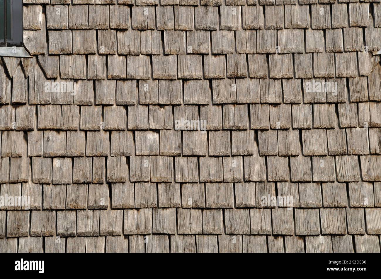 Mont Saint michel architektonisches Holzdach Stockfoto