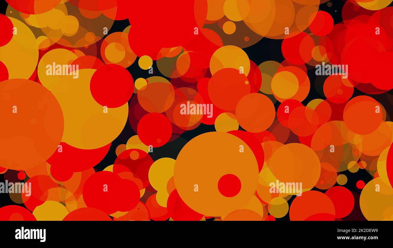 Große transparente Kreise Stockfoto