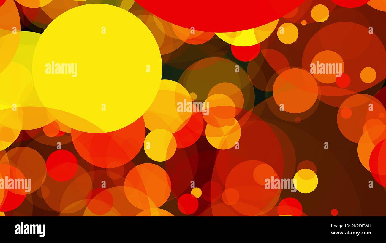 Große transparente Kreise Stockfoto