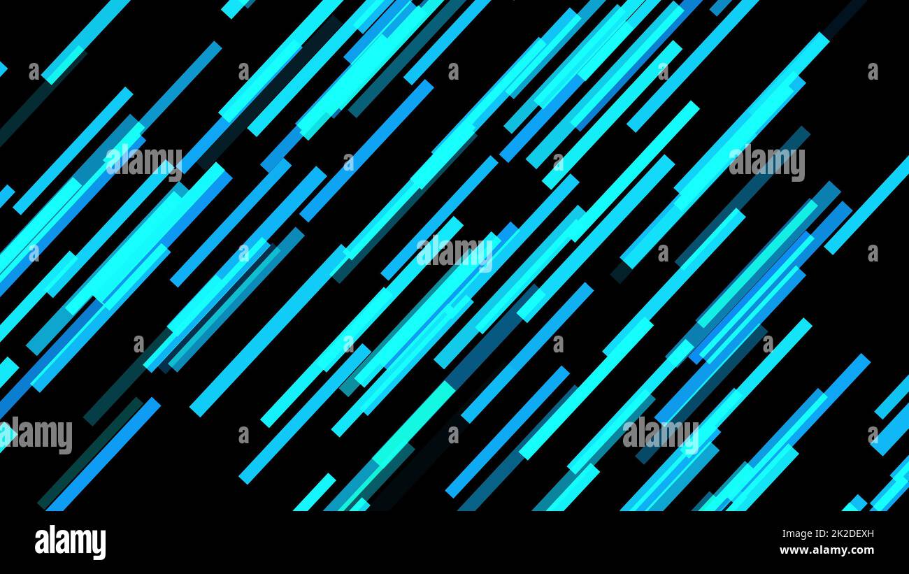 Blaue Überlappungslinien Stockfoto