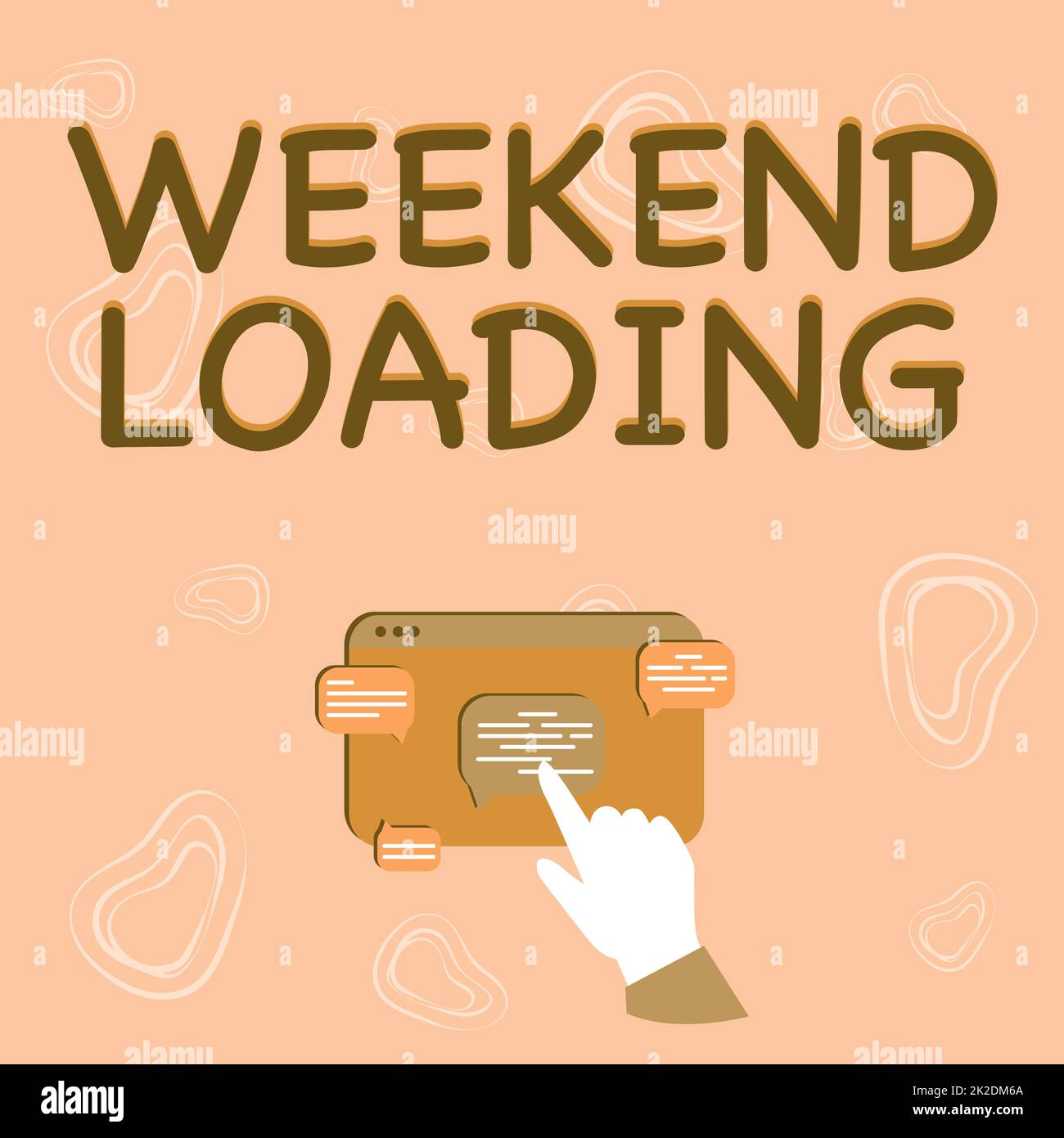 Textzeichen zeigt an. Business Approach Hand zeigt Diagramm Wachstum zeigen Web-Browser-Bildschirm. Stockfoto