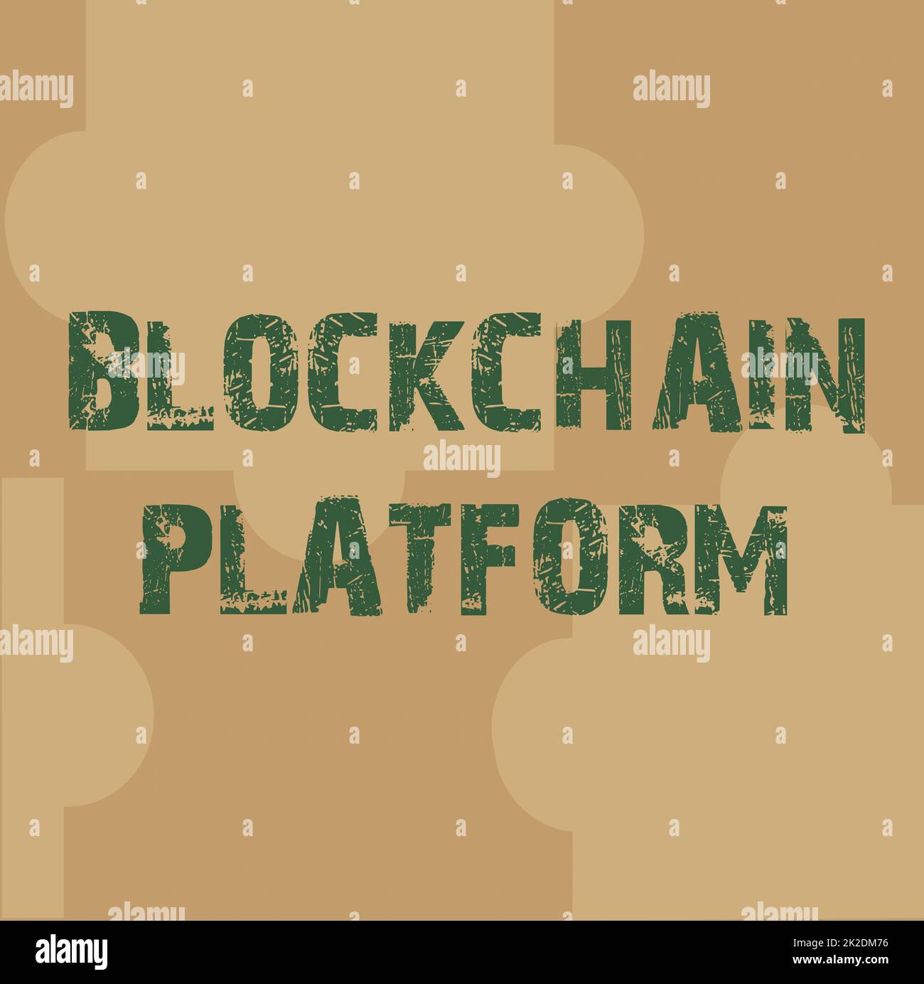 Textzeichen mit Blockchain Platform. Konzeptionelles Fotoding mit einer Skriptsprache, die viele Fälle löst Linien illustrierte Hintergründe mit verschiedenen Formen und Farben. Stockfoto