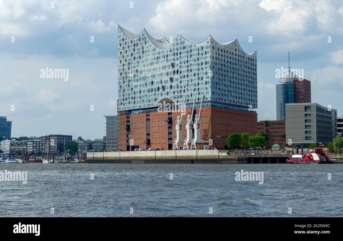 Elbphilharmonie in Hamburg Stockfoto