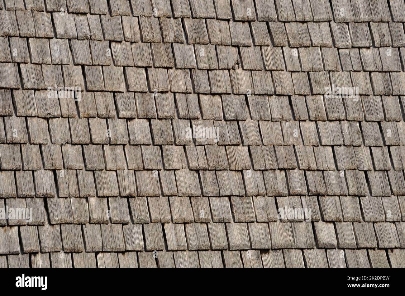 Mont Saint michel architektonisches Holzdach Stockfoto