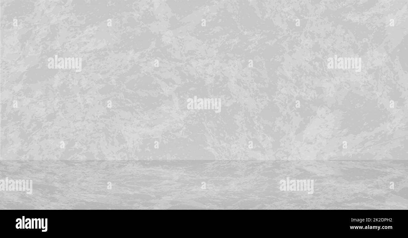 Weißes Grunge Studio, Webvorlage Textur - Vektor Stockfoto
