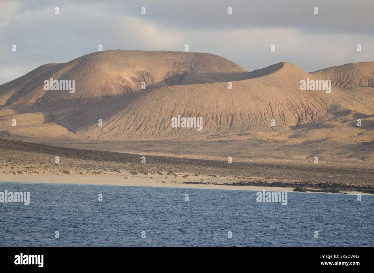 Nordwestlich von La Graciosa. Stockfoto