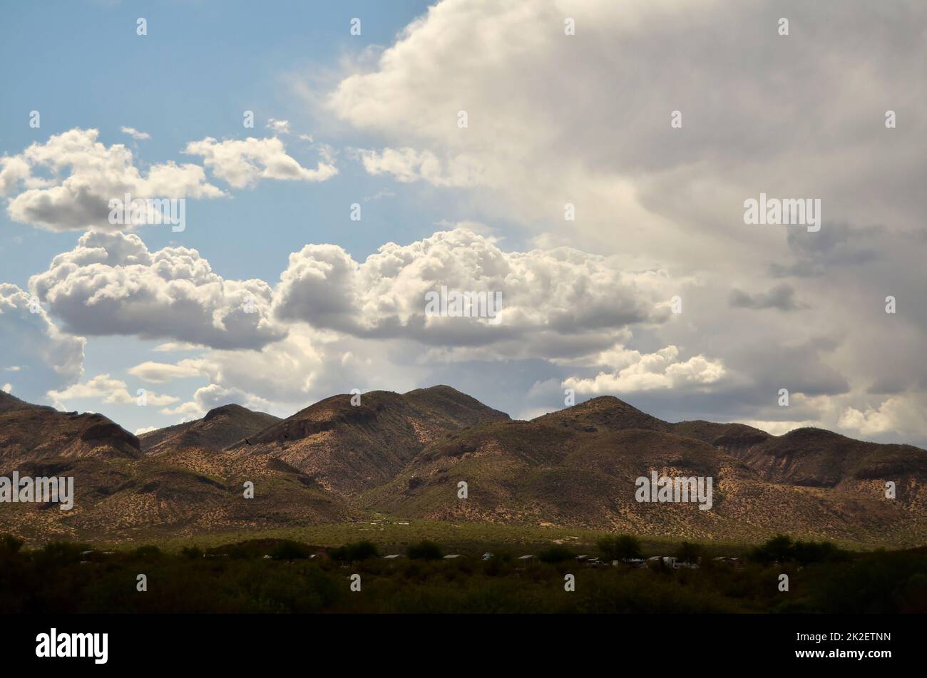Sonora Wüste Arizona Village Stockfoto