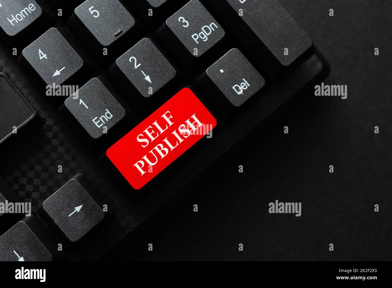 Handschriftlicher Text - Selbstveröffentlichung. Der Autor von Geschäftsideen veröffentlicht Einzelstücke, die unabhängig auf eigene Kosten arbeiten, indem er ein Beispiel für einen Beschäftigungsvertrag eingibt und Online-Talk-Show-Audio transkribiert Stockfoto
