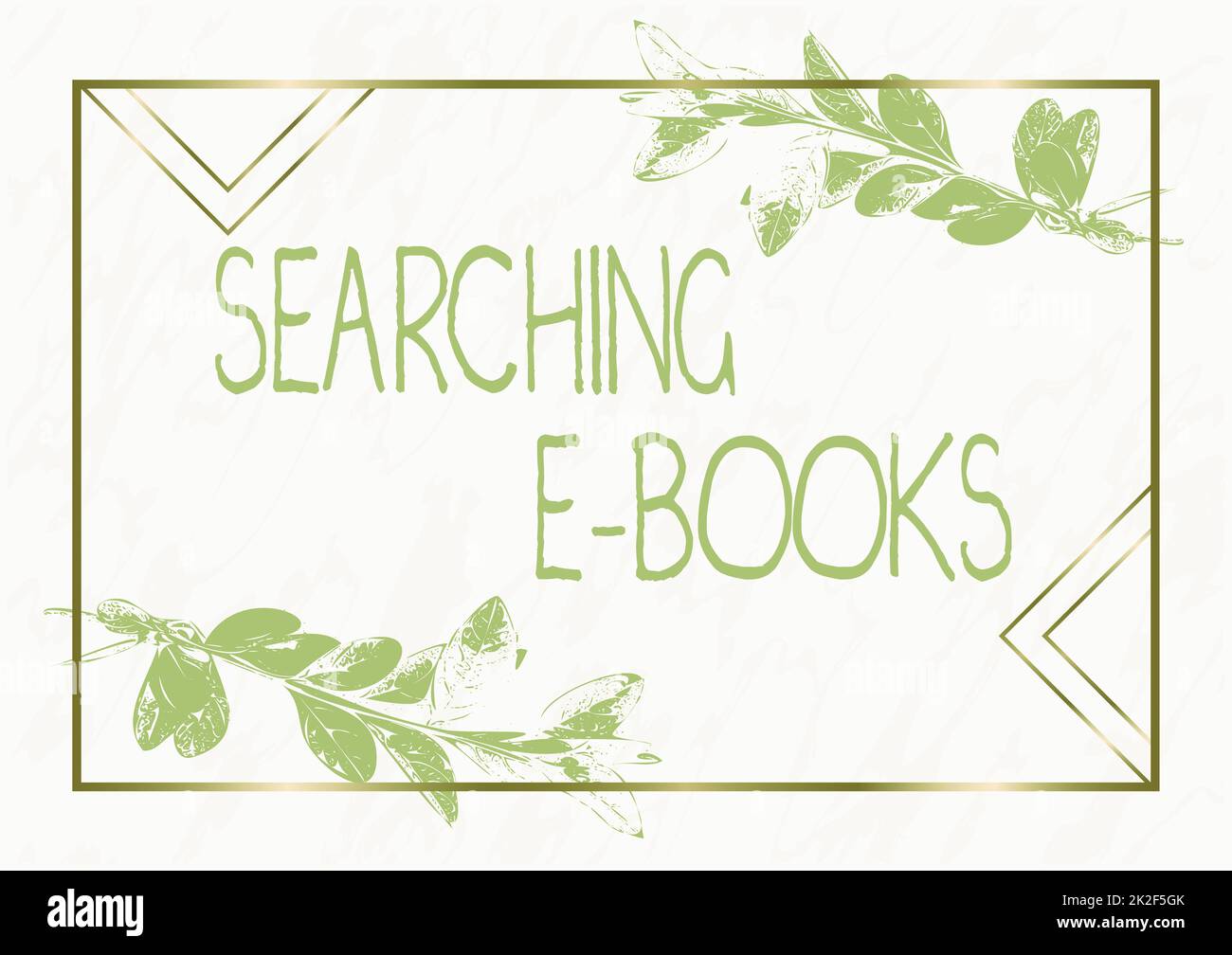 Konzeptionelle Anzeige Suchen von E-Books. Konzept bedeutet die Suche nach einer elektronischen Form von Informationsmaterial Rahmen dekoriert mit farbenfrohen Blumen und Blattwerk harmonisch angeordnet. Stockfoto