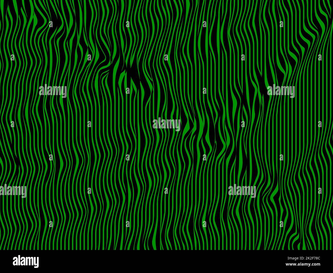 Schwarz-Grün Abstrakter Streifenhintergrund Stockfoto