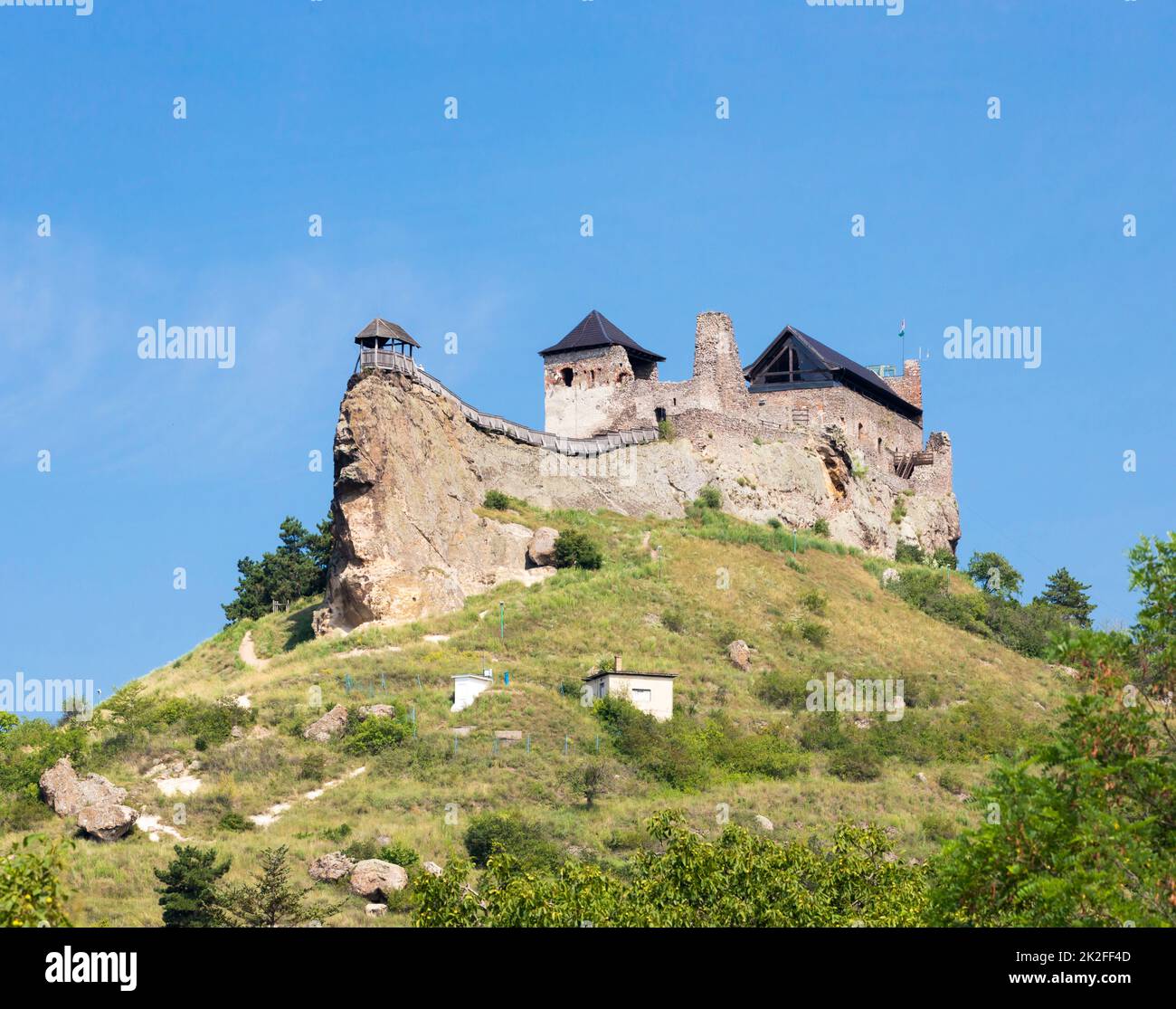 Schloss von Boldogko im nördlichen Ungarn Stockfoto