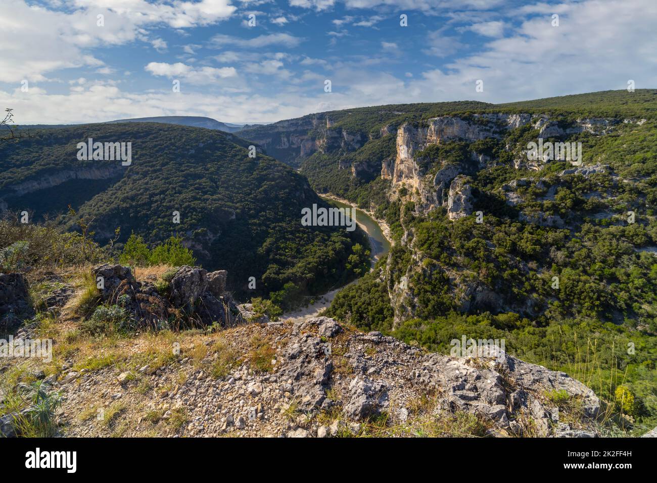 Gorges de Ardeche, Auvergne-Rhone-Alpes, Frankreich Stockfoto