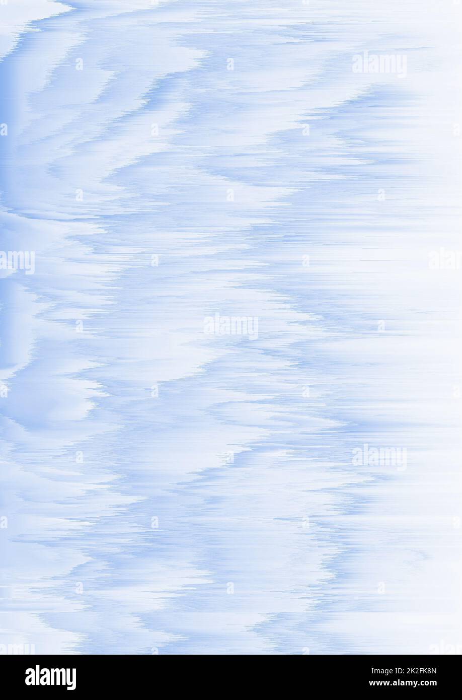 Glitch abstrakter blauer Hintergrund. Stockfoto