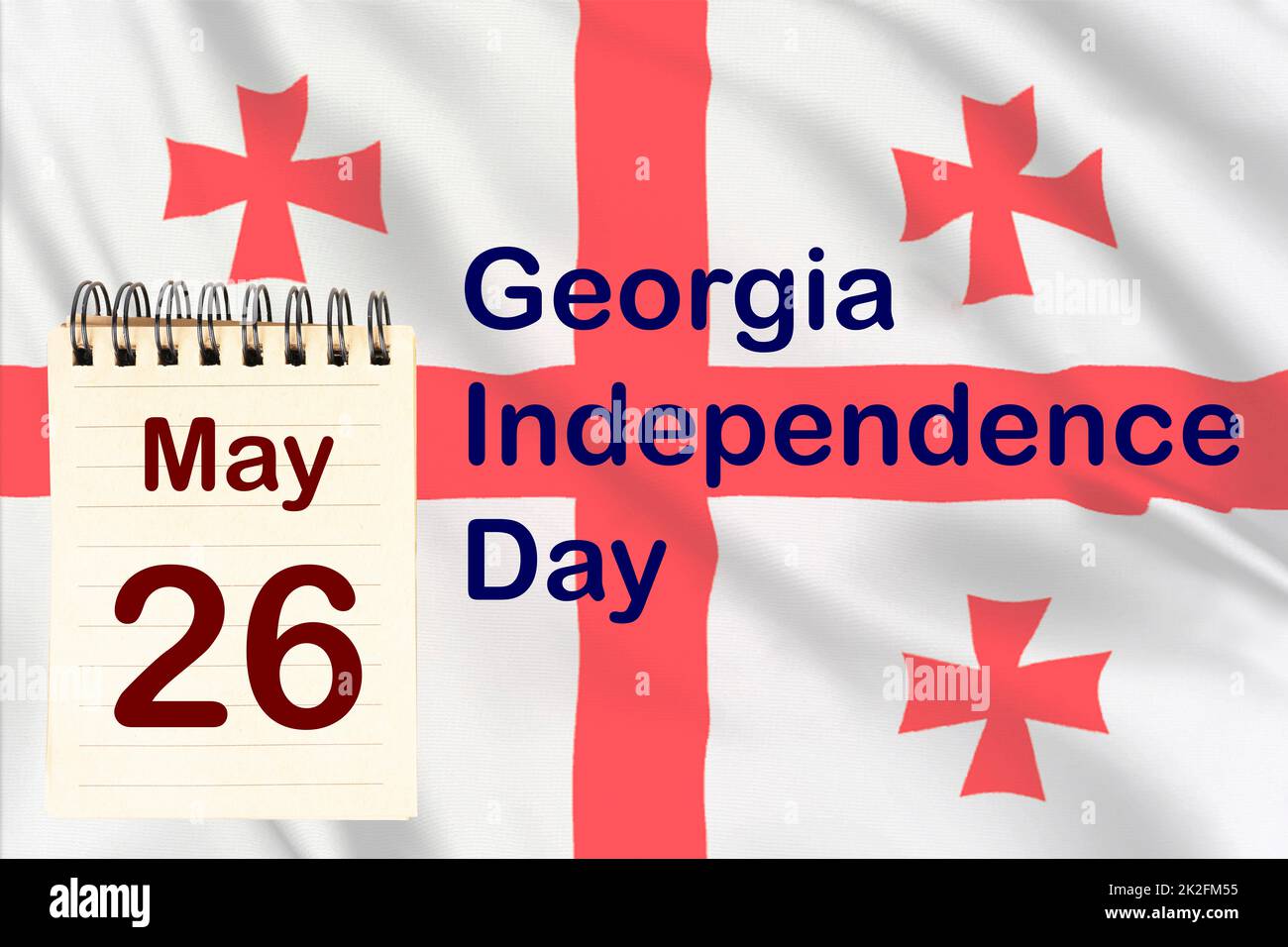 Georgia Unabhängigkeitstag Stockfoto