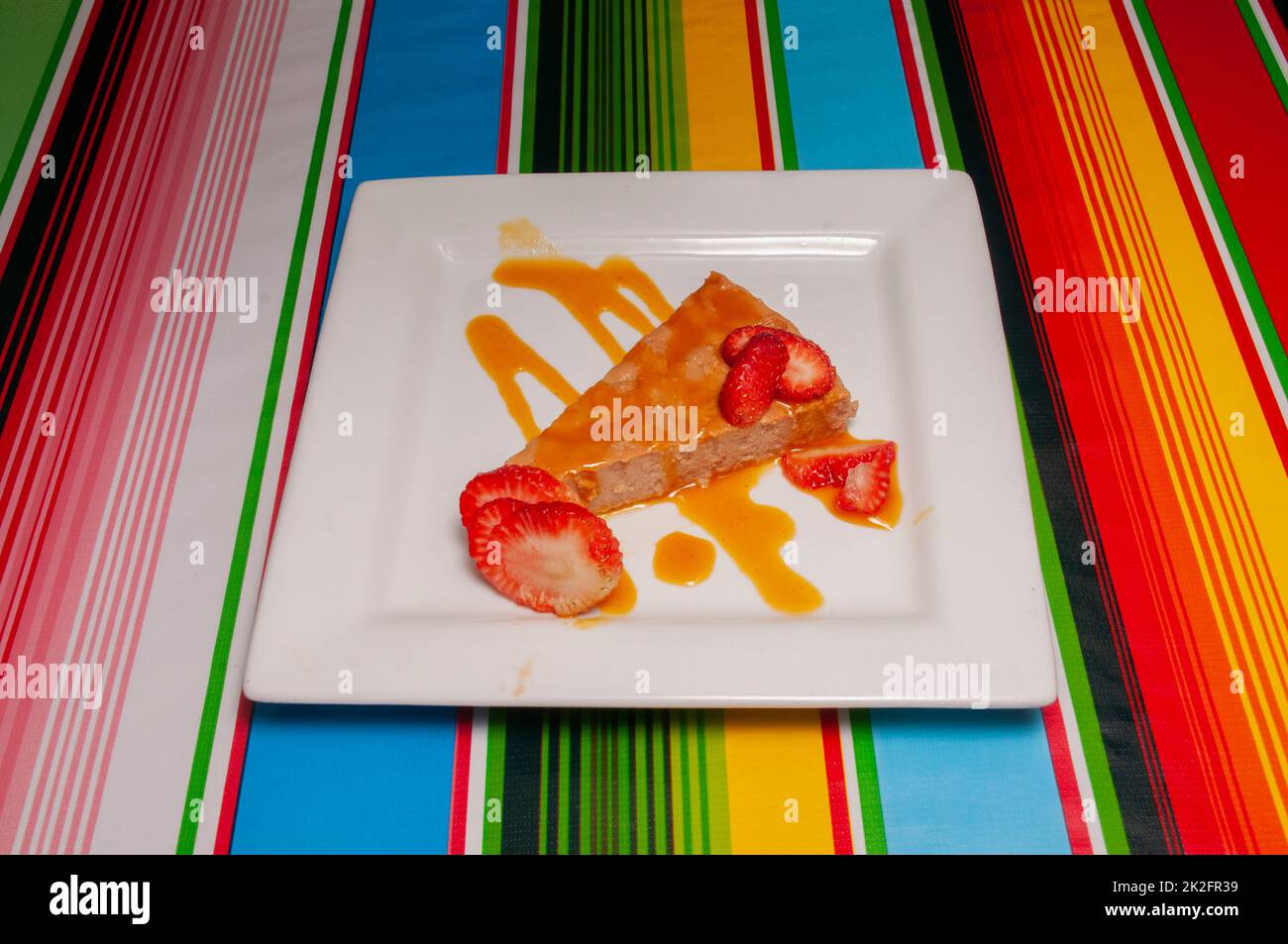 Flan Stockfoto
