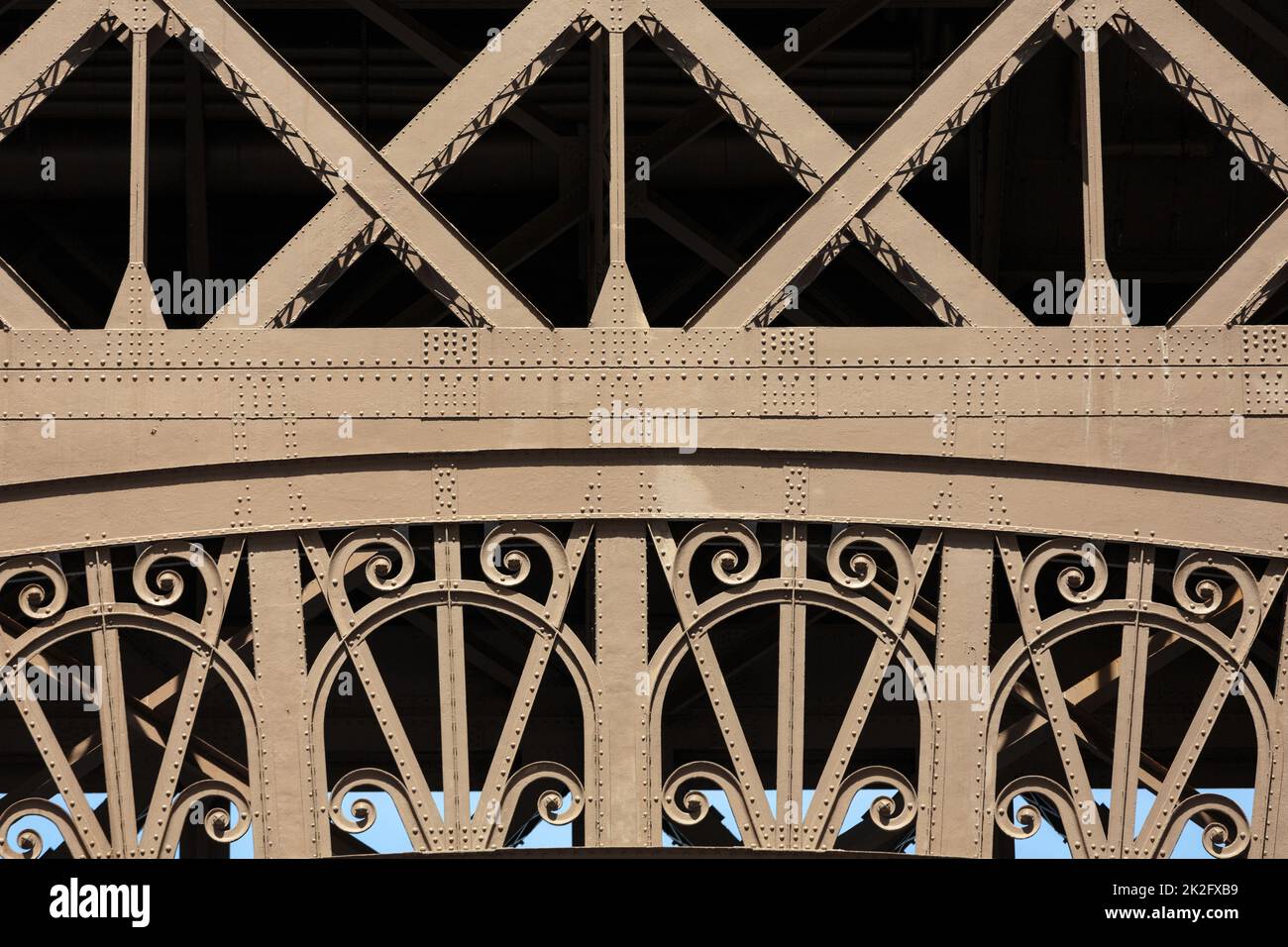 Eiffelturm - Die berühmtesten Wahrzeichen von Paris Stockfoto