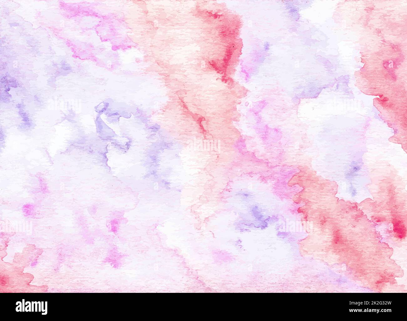 Sanftes Rosa, violetter Farbverlauf, wasserfarbener Hintergrund für Design. Aquarell gestrichener Hintergrund, nahtlose Struktur mit hoher Auflösung. es gibt eine leere pla Stockfoto