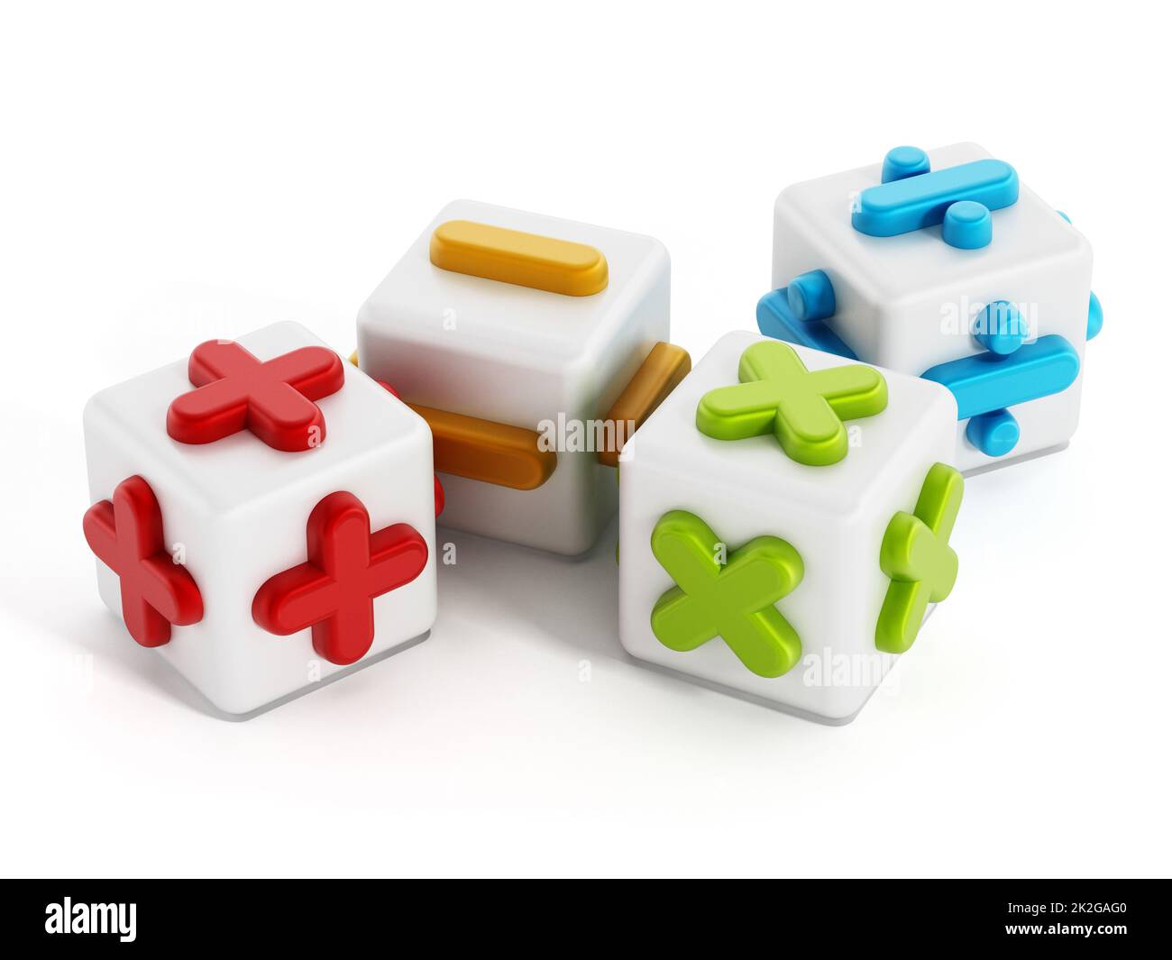 Mathematische Symbole Stockfoto