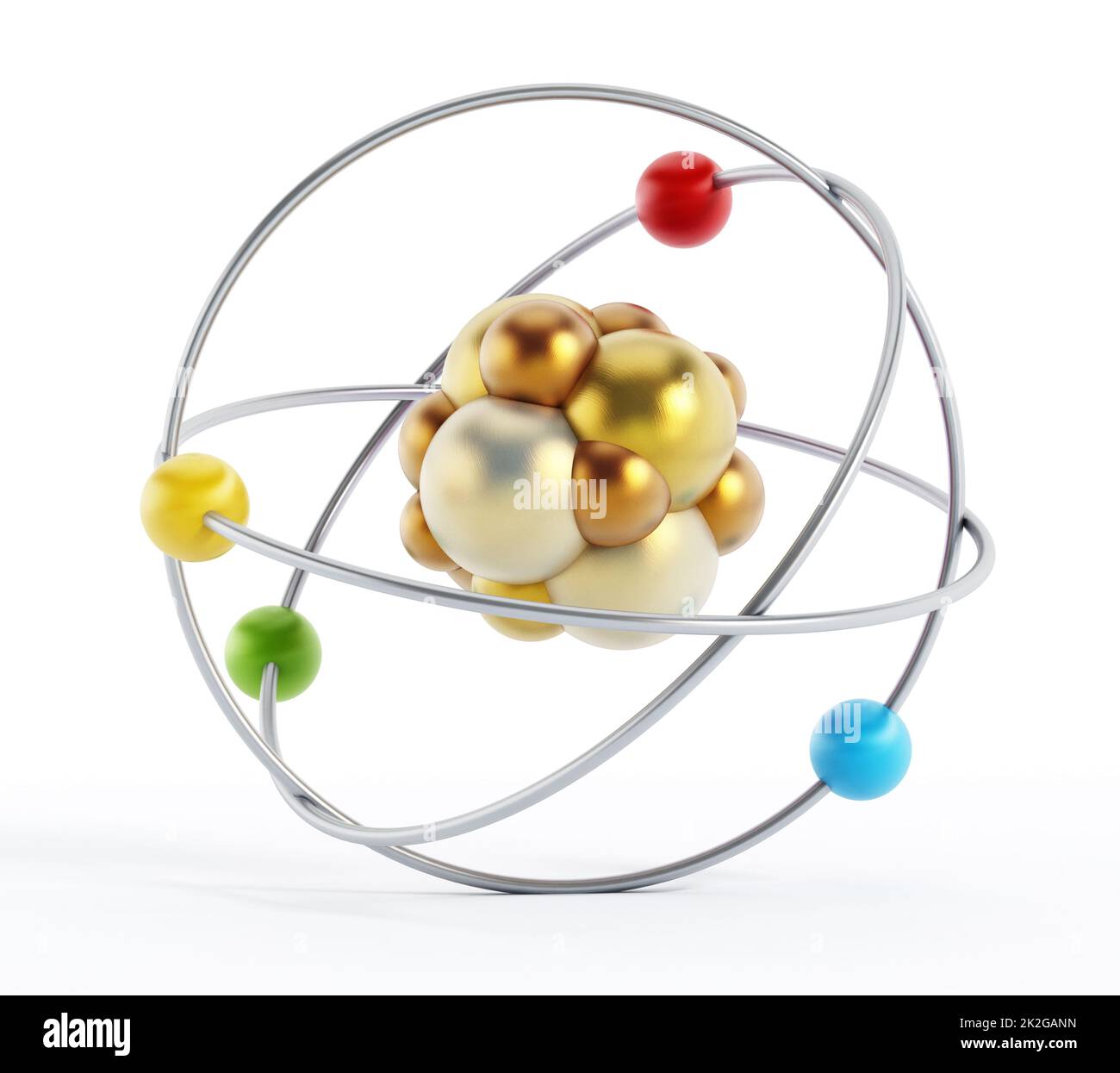 Modell eines generischen Atoms Stockfoto