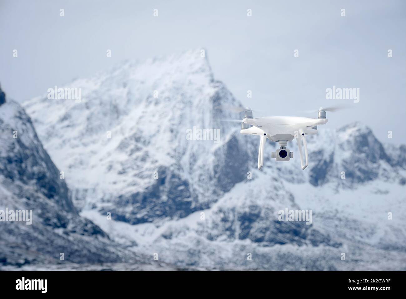 Drone mit Digitalkamera Stockfoto