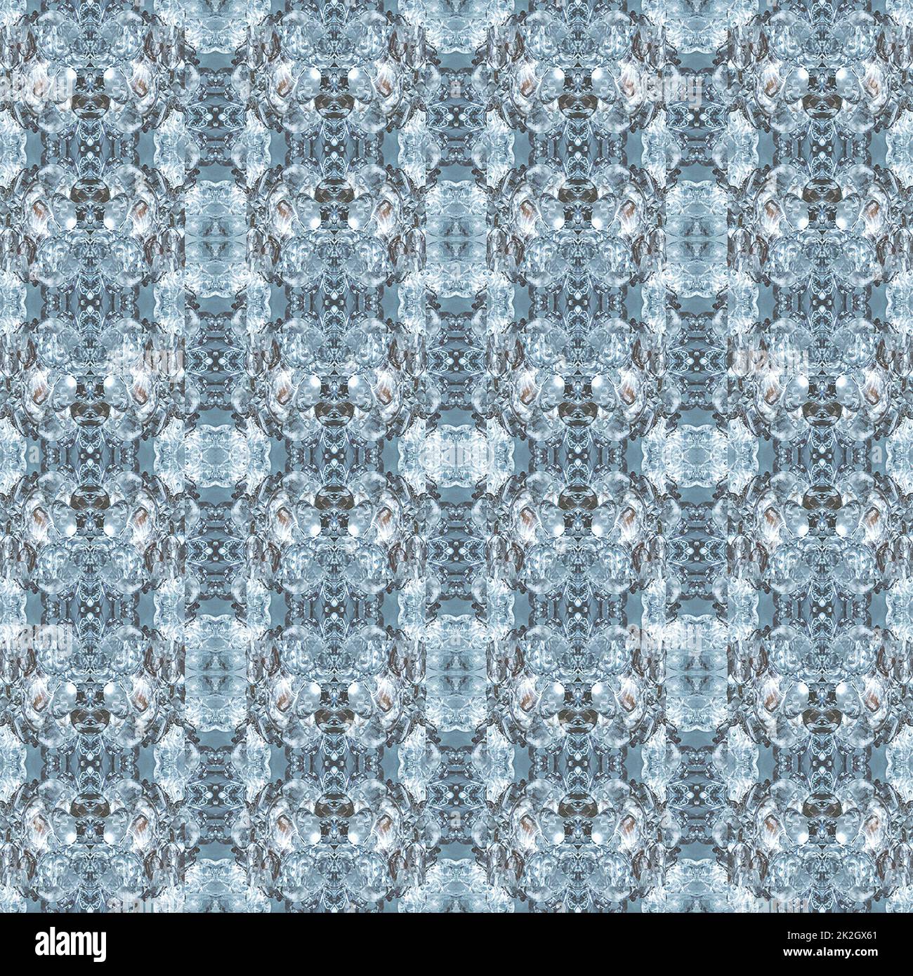 Geometrisches Nahtloses Fractal Mosaik Stockfoto