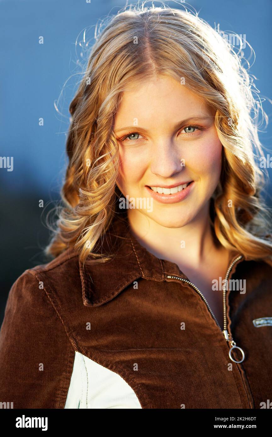 Genießen Sie die letzten sonnigen Tage Stockfoto