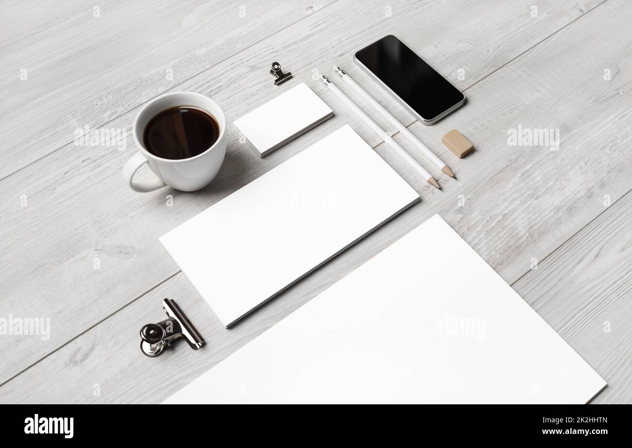 Branding Mail-vorlage Stockfoto