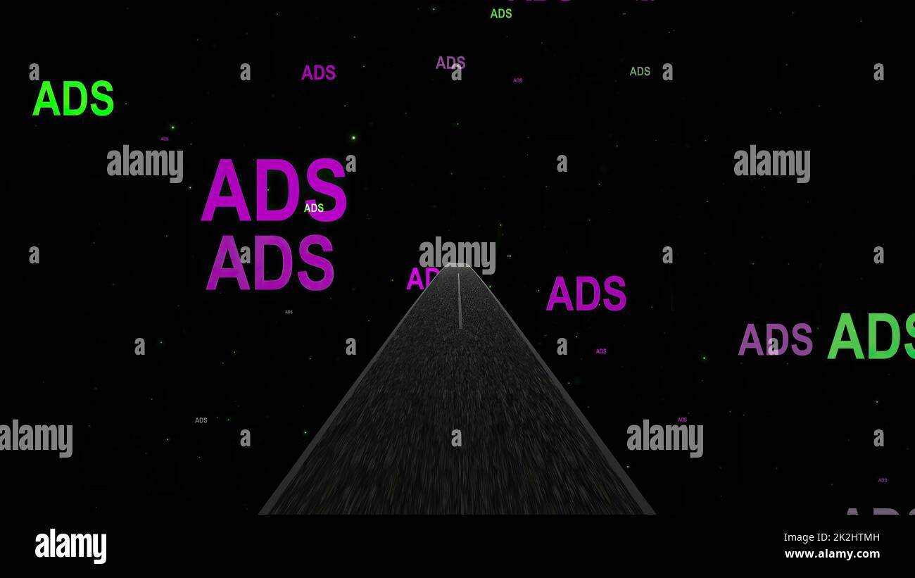 Der Weg in die Welt der Adds Stockfoto