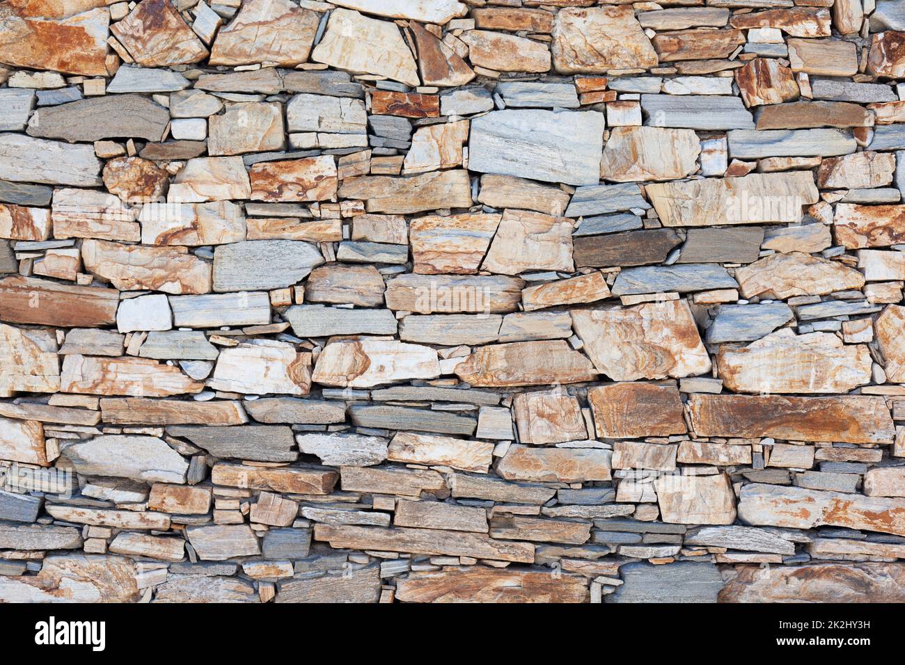 Alte Steinmauer Textur oder Hintergrund Stockfoto