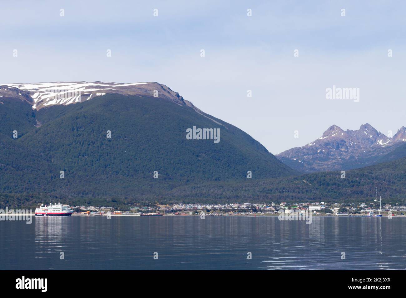 Puerto Williams, die südlichste Stadt der Welt, Chile Stockfoto