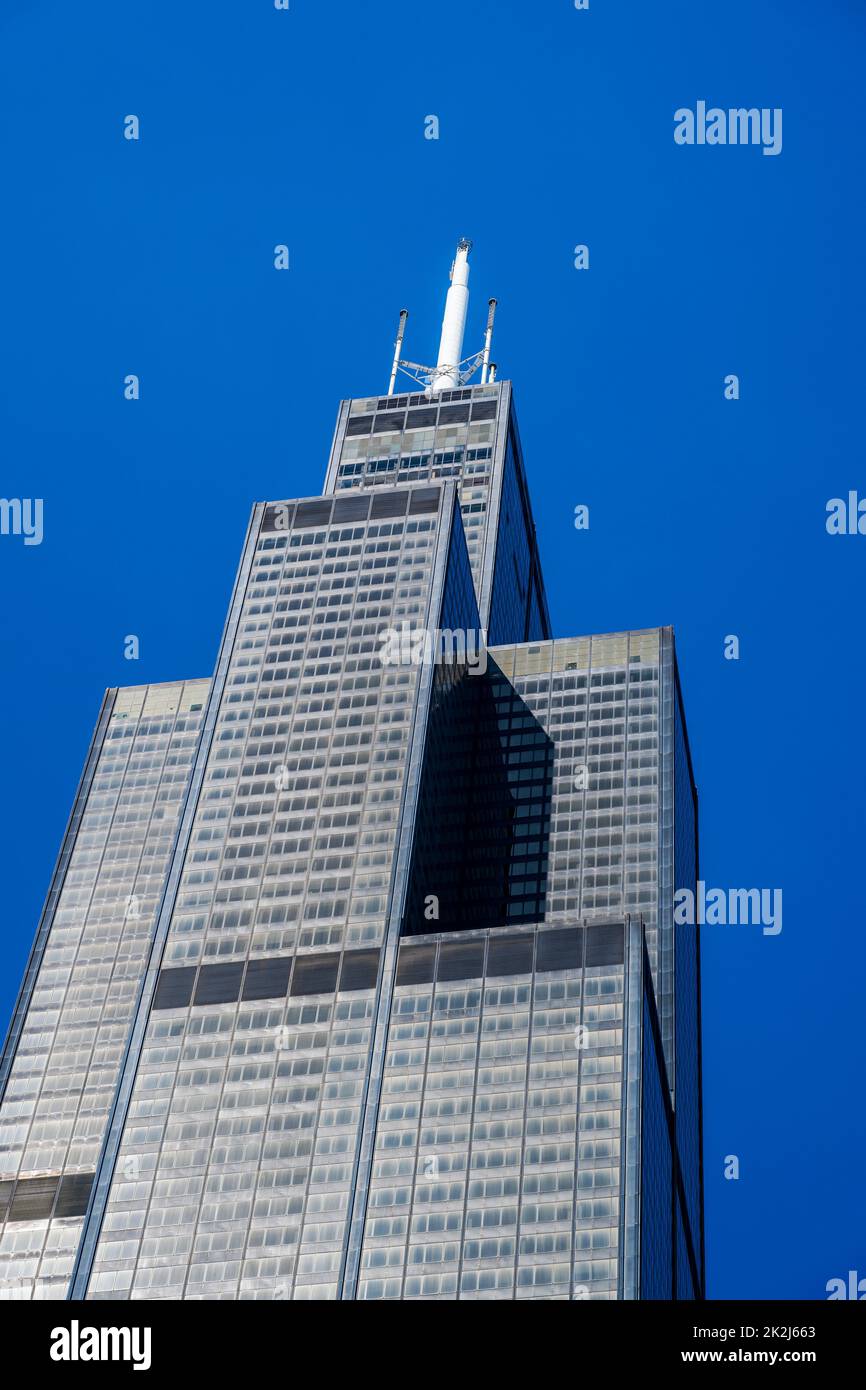 Willis Tower (Sears Tower), Chicago, Illinois, USA Stockfoto