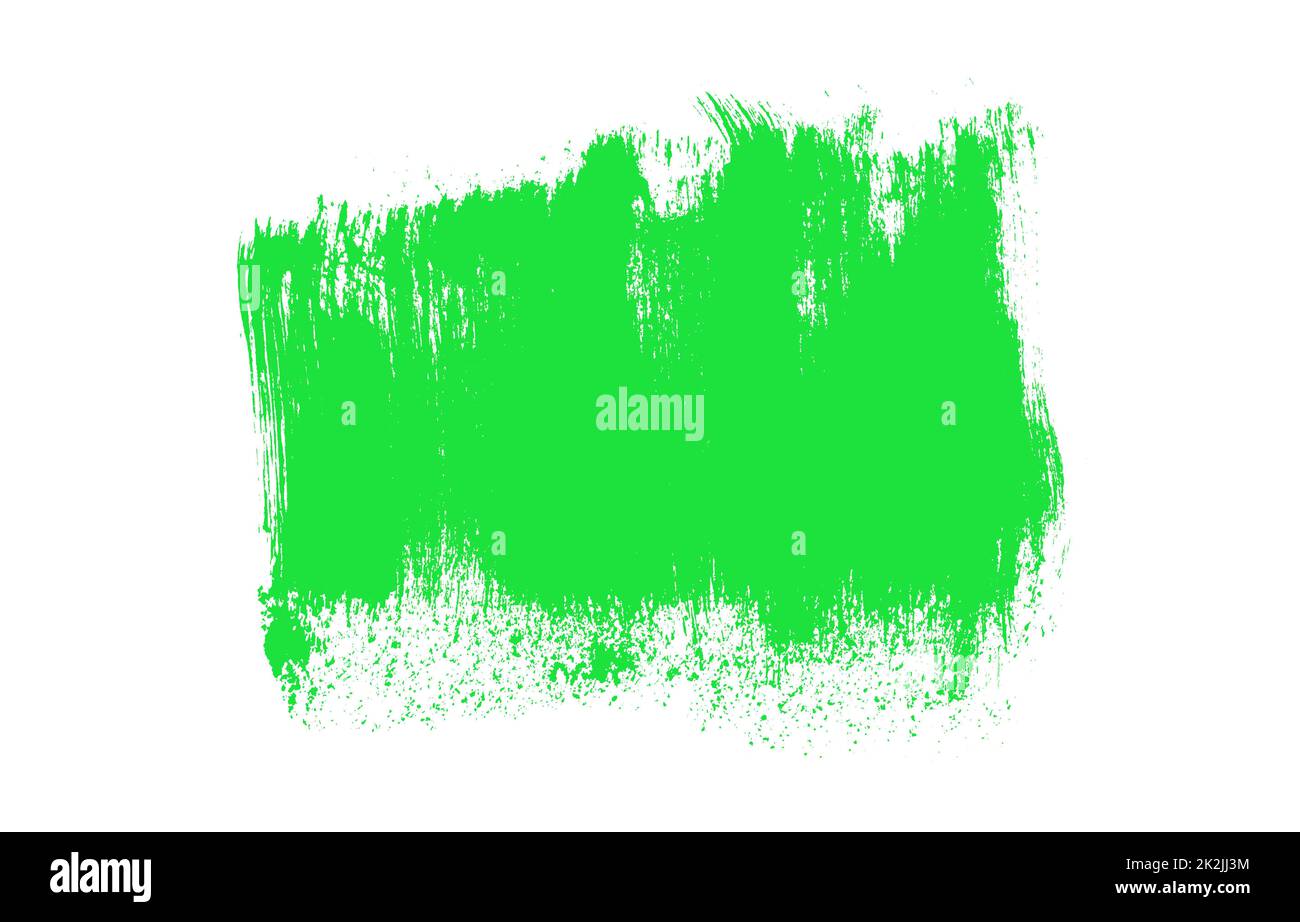 Verschmutzte Struktur des grünen Pinsels Stockfoto
