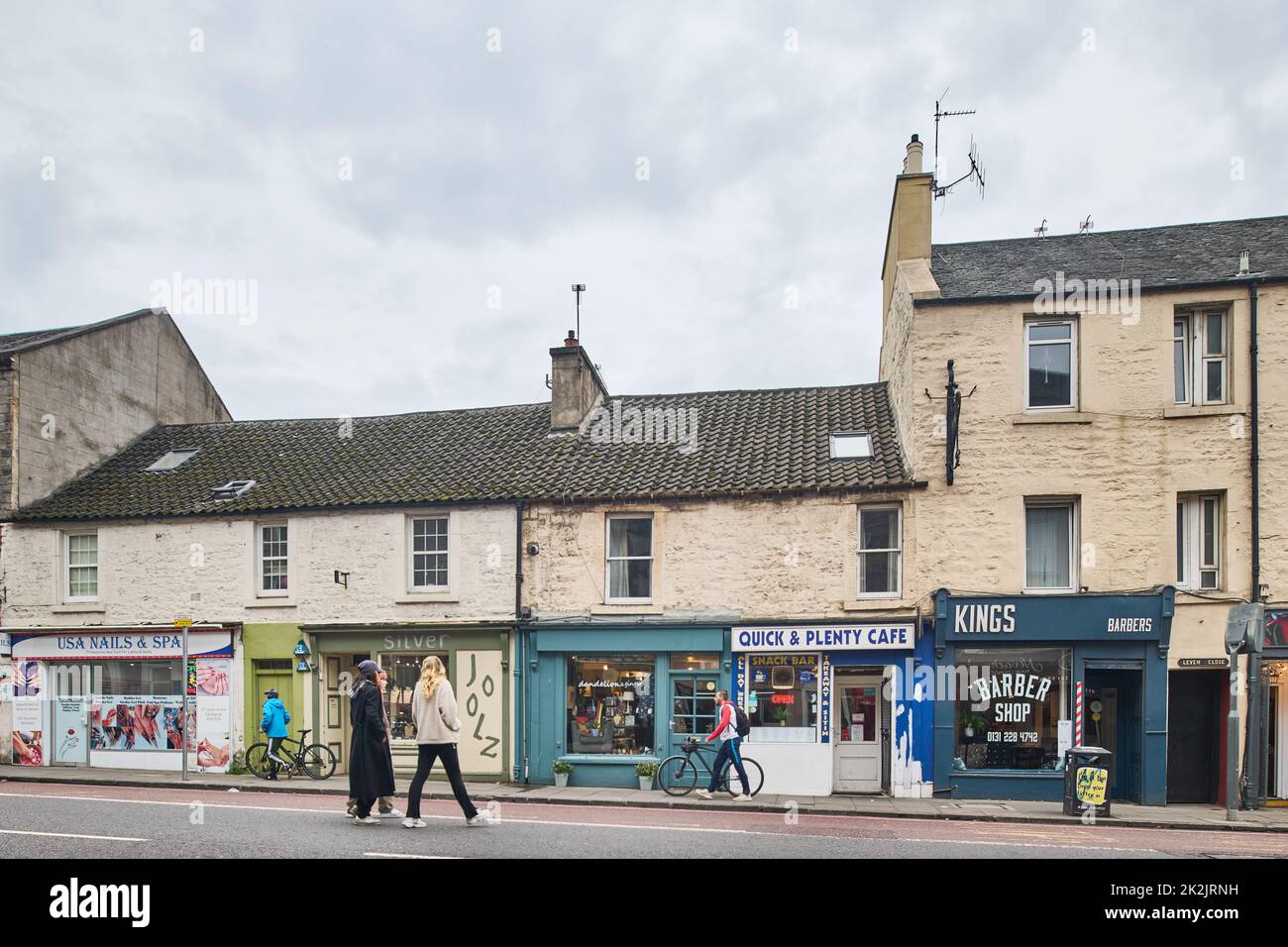 Edinburgh Schottland, Großbritannien 22. September 2022. Allgemeine Ansicht von Leven Street, Tollcross. Credit sst/alamy live News Stockfoto