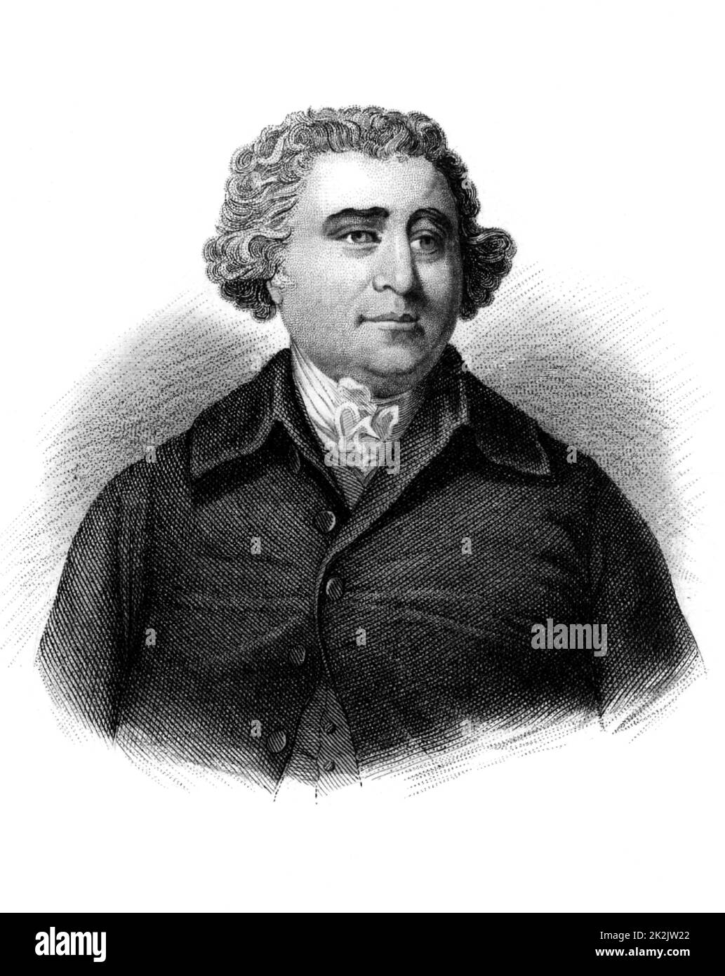 Charles James Fox (1749-1806) englische Whig (Liberal) Politiker. Gravur. Stockfoto
