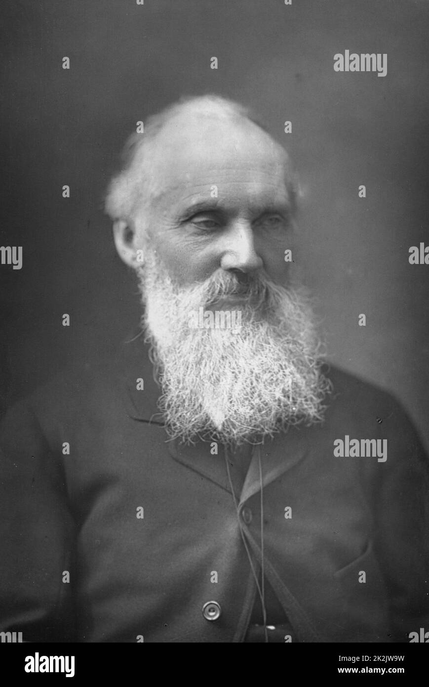 William Thomson, Lord Klevin (1824-1907), schottischer Mathematiker und Physiker. Foto veröffentlicht um 1890 in London Stockfoto