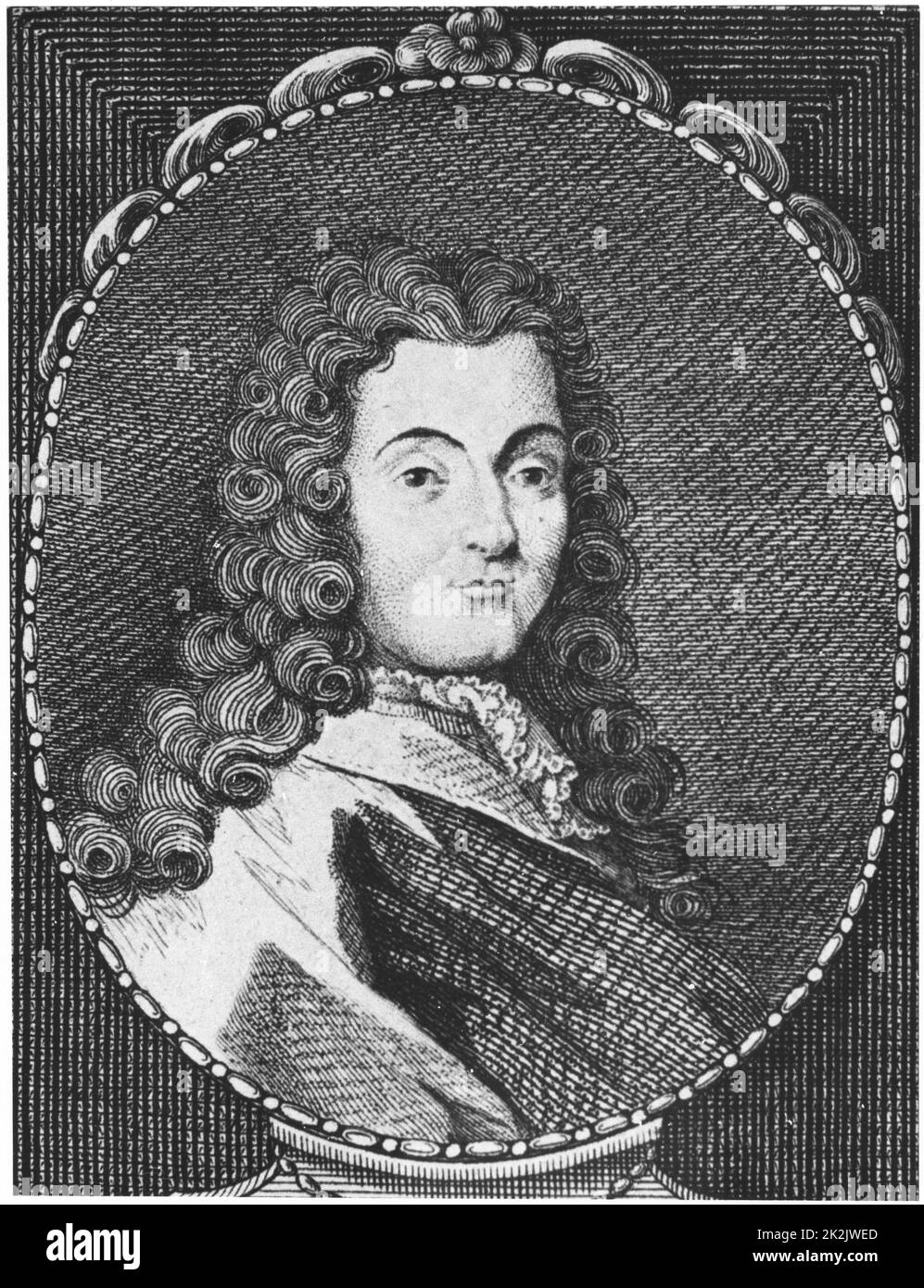 Nicholas Lemery (1645-1715), französischer Chemiker. Von Alexandre Saverien "Histoire des Philosophes Modernes", Paris, 1762 Stockfoto