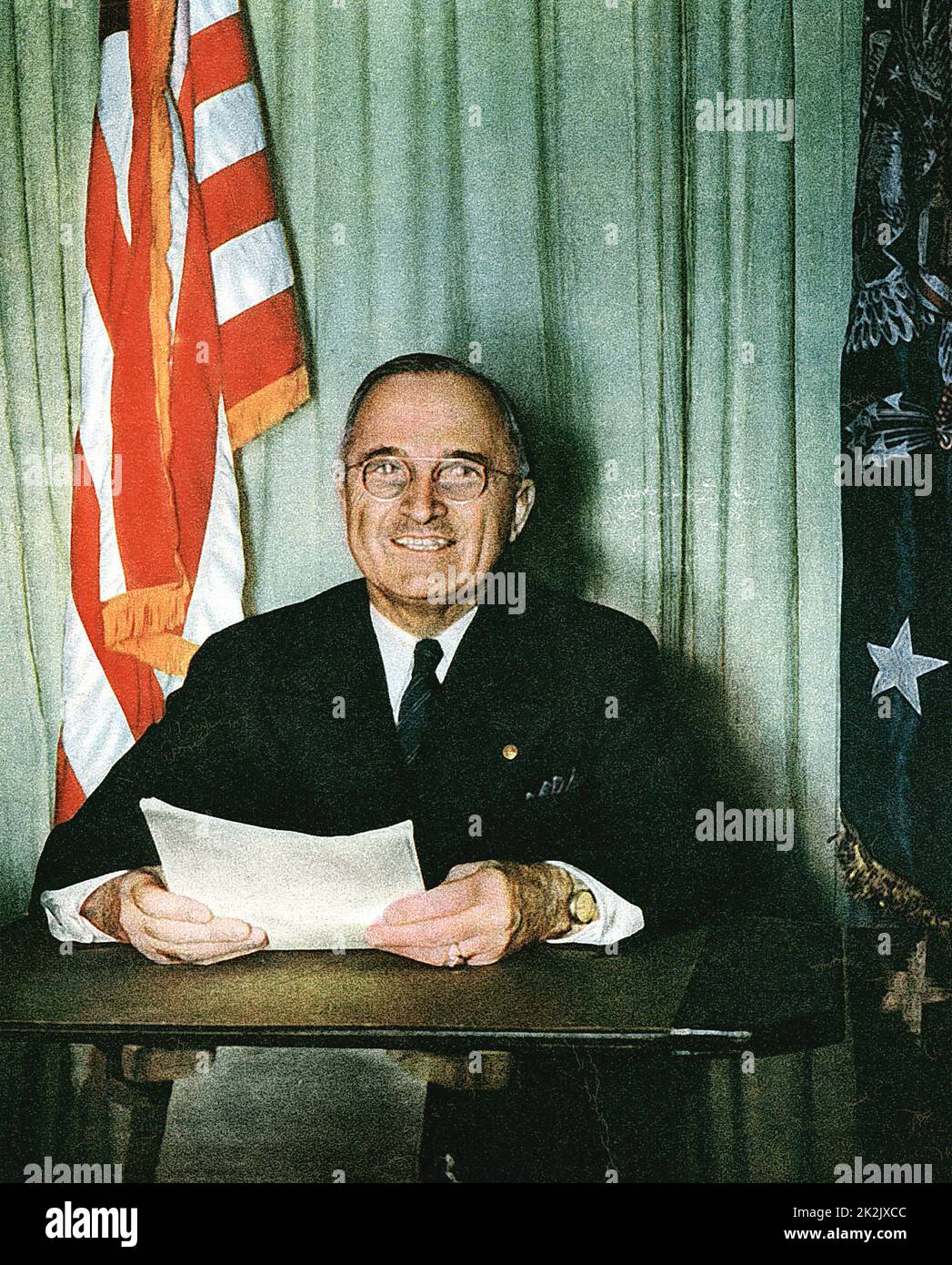 Harry S Truman (1884-1972) 33. Präsident der usa 1945 Stockfoto