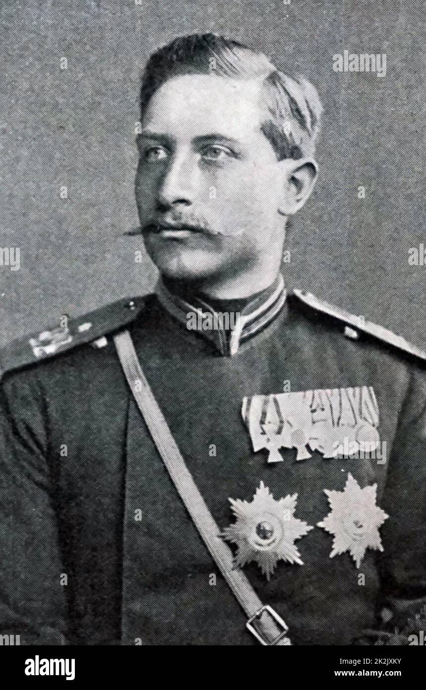 Fotografisches Porträt von Wilhelm II., deutscher Kaiser (1859-1941) in ...