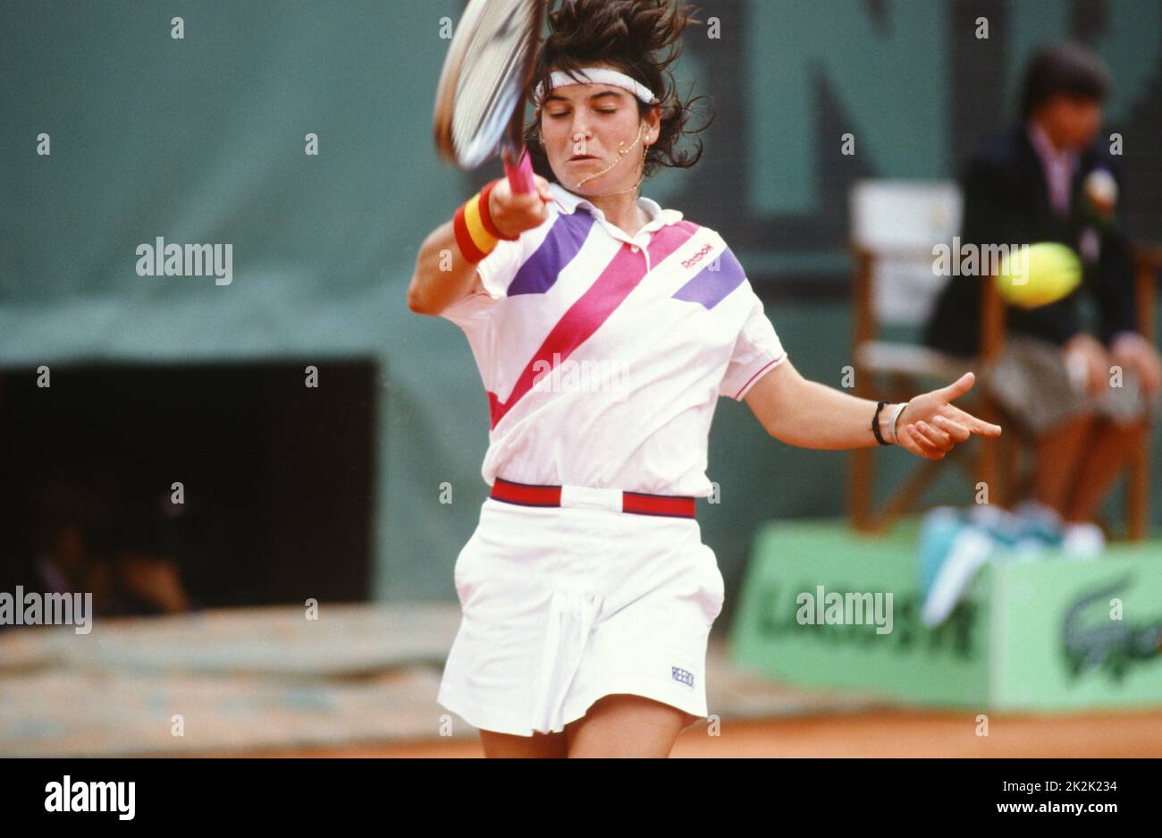 Die spanische Tennisspielerin Arantxa Sanchez beim EinzelFinale der