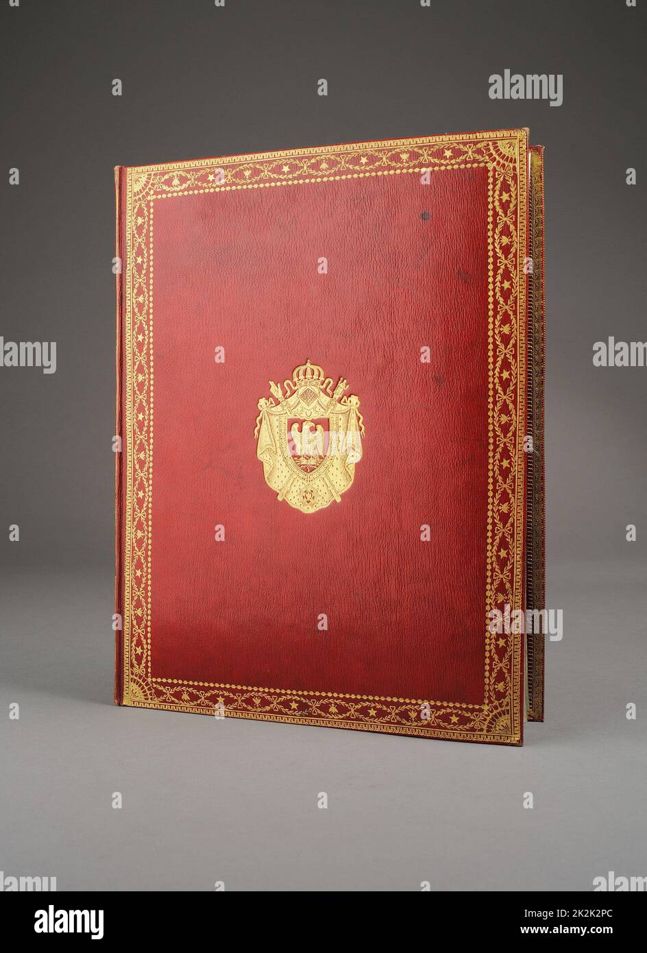 Pasiello, Musikhandschrift mit dem Wappen des Imperators Alberto Ricci Foto Stockfoto