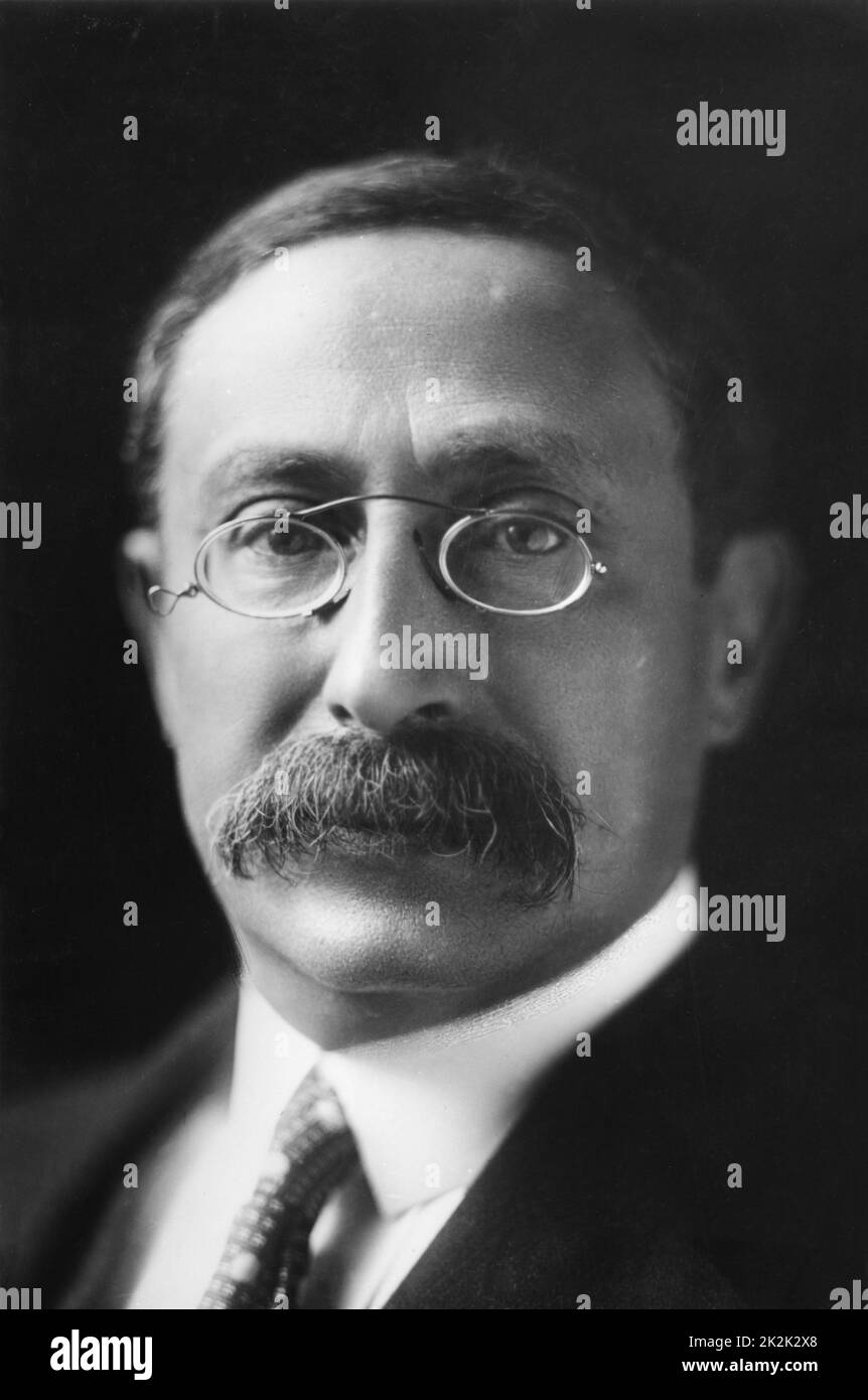 Der Staatsmann Léon Blum, französische sozialistische Figur. Porträt im März 1931. Stockfoto