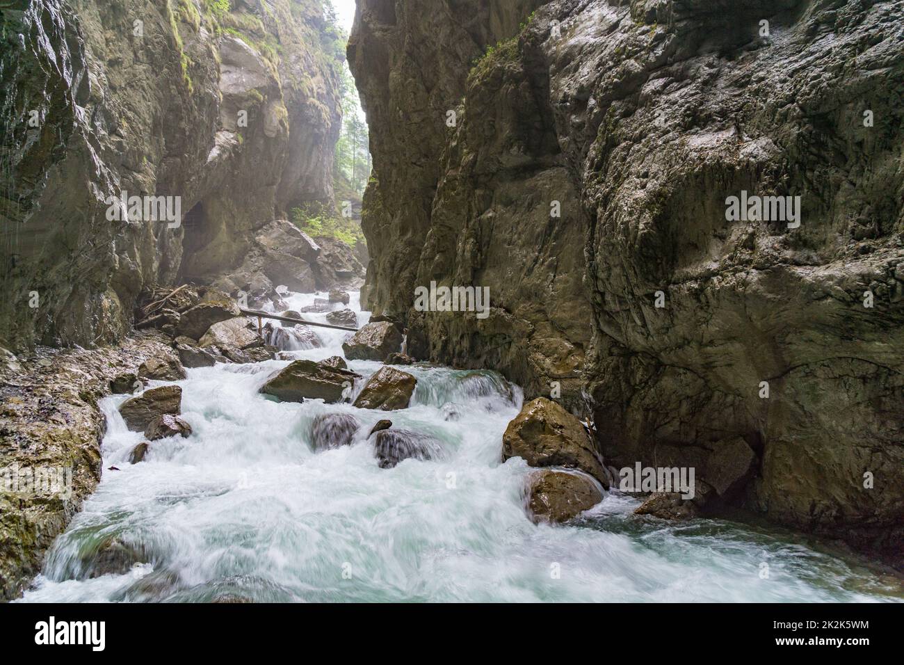 Partnachklamm in Garmisch-Partenkirchen Stockfoto