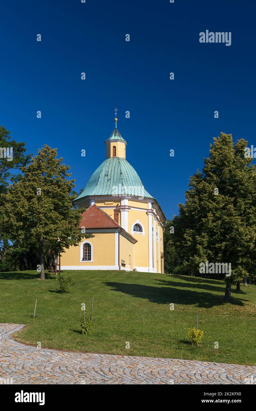 Wallfahrtsort Svaty Antoninek, Blatnice, Südmähren, Tschechische Republik Stockfoto