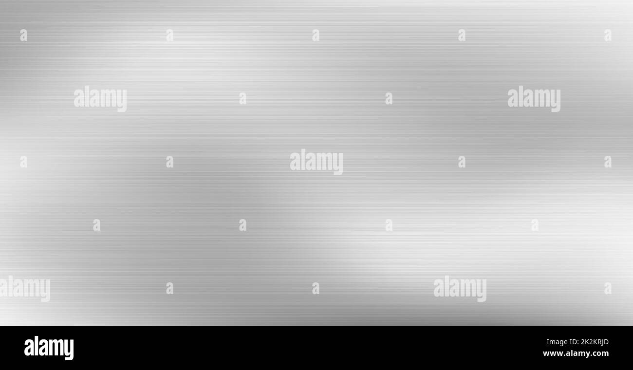 Eleganter Panoramaklima-Hintergrund aus silbernem Metall – Vektor Stockfoto